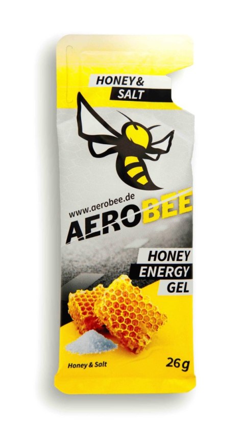 Żel energetyczny miodowy naturalny z solą morską AeroBee Classic Honey & Salt 26g