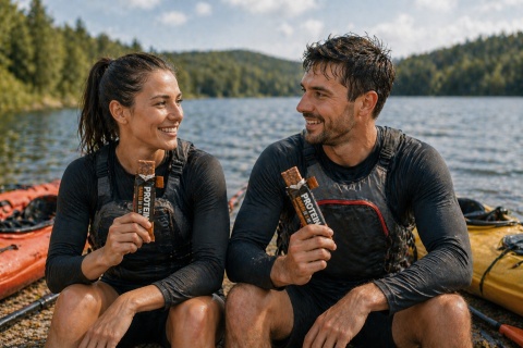 Baton białkowy o smaku ciasteczko z kremem skuteczny Etixx High Protein Bar Cookies Cream 55g