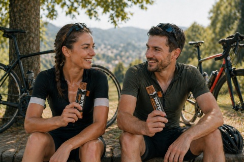 Baton białkowy słony karmel z nasionami chia Chia Charge Protein Crispy Bar Vegan Salted Caramel 60g