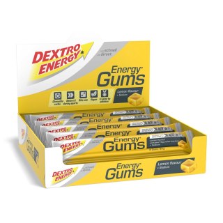 Dextro Energy Energy Gum Lemon + Sodium gumy energetyczne o smaku cytrynowym z sodem 45g