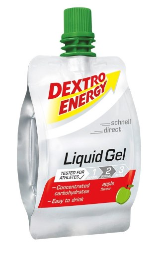 Żel energetyczny jabłko o smaku jabłkowym skuteczny Dextro Energy Liquid Gel Apple 60ml