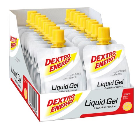Żel energetyczny skuteczny grejpfrut z sodą Dextro Energy Liquid Gel Grapefruit 60ml