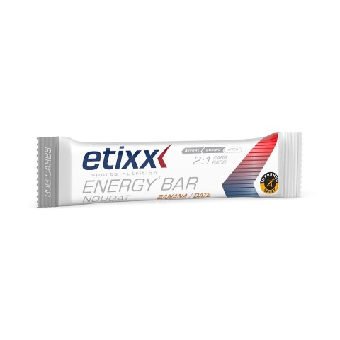 Baton energetyczny nugat i banan Etixx Energy Bar Nougat Date-Banana 2:1 Carb Ratio 37g