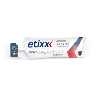 Żel energetyczny pro jagoda jagodowy dobry skuteczny smaczny Etixx Pro Energy Gel Double Carb Blueberry 1:0,8 Carb Ratio 60ml