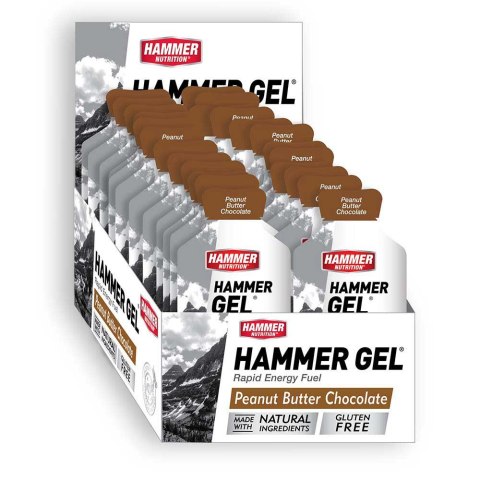 Żel energetyczny z masłem orzechowym i czekoladą Hammer Nutrition Hammer Gel Peanut Butter Chocolate 33g