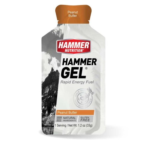 Żel energetyczny z masłem orzechowym zdrowy skuteczny naturalny Hammer Nutrition Hammer Gel Peanut Butter 33g