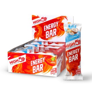 Baton energetyczny o smaku kokosowym zdrowy skuteczny naturalny smaczny High5 Energy Bar Coconut 55g