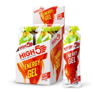 Żel energetyczny o smaku cytrusowym skuteczny smaczny efektywny High5 Energy Gel Citrus 40g