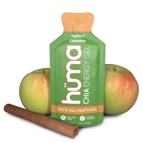 Żel energetyczny jabłko z cynamonem naturalny zdrowy skuteczny Huma Gel Apples Cinnamon 42g