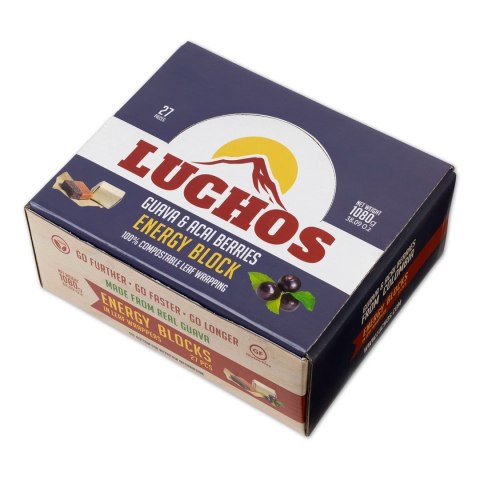 Luchos Acai energetyczna przekąska z gujawy z acai 40 g
