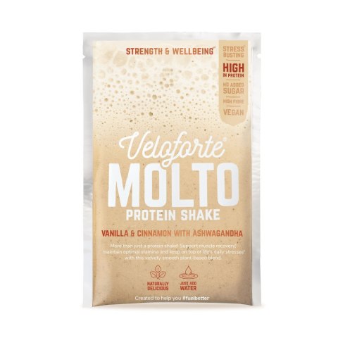Veloforte Molto - napój białkowy w proszku z ashwagandą (wanilia-cynamon) 36 g