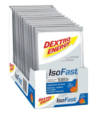 Dextro Energy Isofast czerowona pomarańcza sasz. 56 g