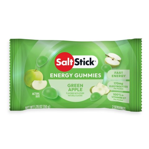 SaltStick Energy Gummies Green Apple żelki energetyczne - saszetka 8 szt.