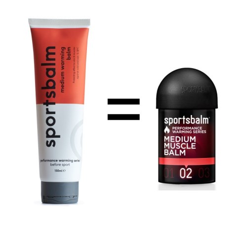 Balsam rozgrzewający gęsty preparat przedtreningowy ochrona mięśni w trudnych warunkach Sportsbalm medium warming balm 150ml
