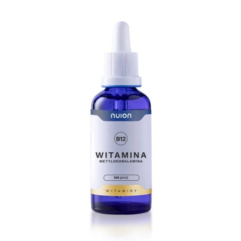 Witamina B12 metylokobalamina Puromedica NUION 500 porcji 50ml