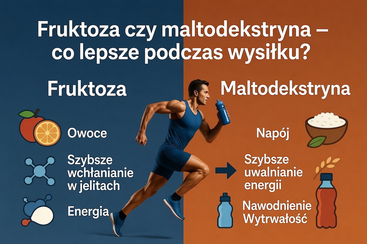 Fruktoza czy maltodekstryna – co lepsze podczas wysiłku?