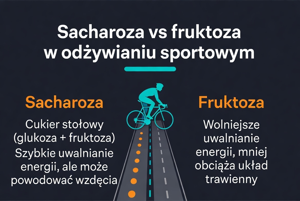Sacharoza vs fruktoza w odżywianiu sportowym