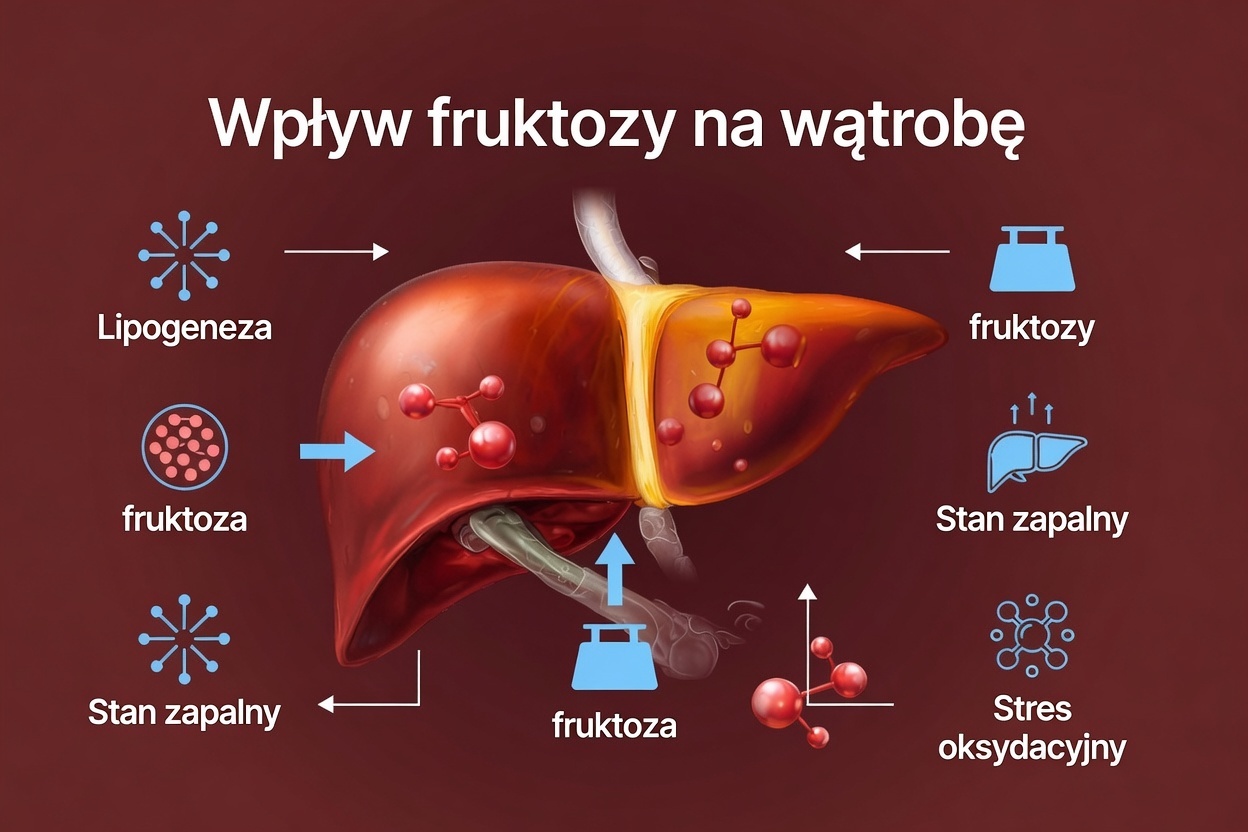 Wpływ fruktozy na wątrobę